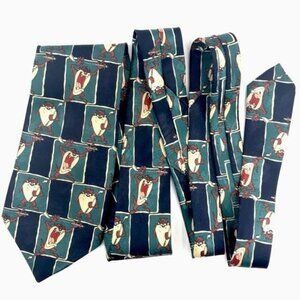 Vintage Looney Tunes Novelty Tie Tasmanian Devil Golf Club 60"